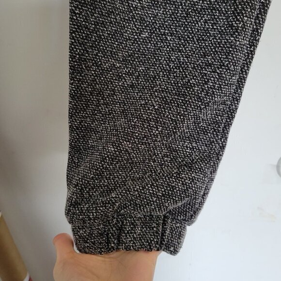 One by Chapter One Tweed Gray Elastic Waist Thick Pull On Jogger Pants Sz Small - Picture 5 of 7